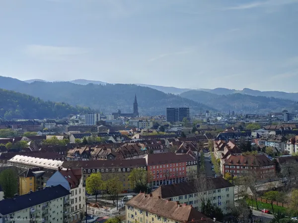 Blick über Freiburg